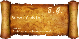 Burzu Godvin névjegykártya